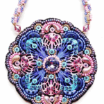 Purple Sunset (Pendant or Pin)