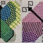 “Butterflies” Stitched by Kathryn Lord