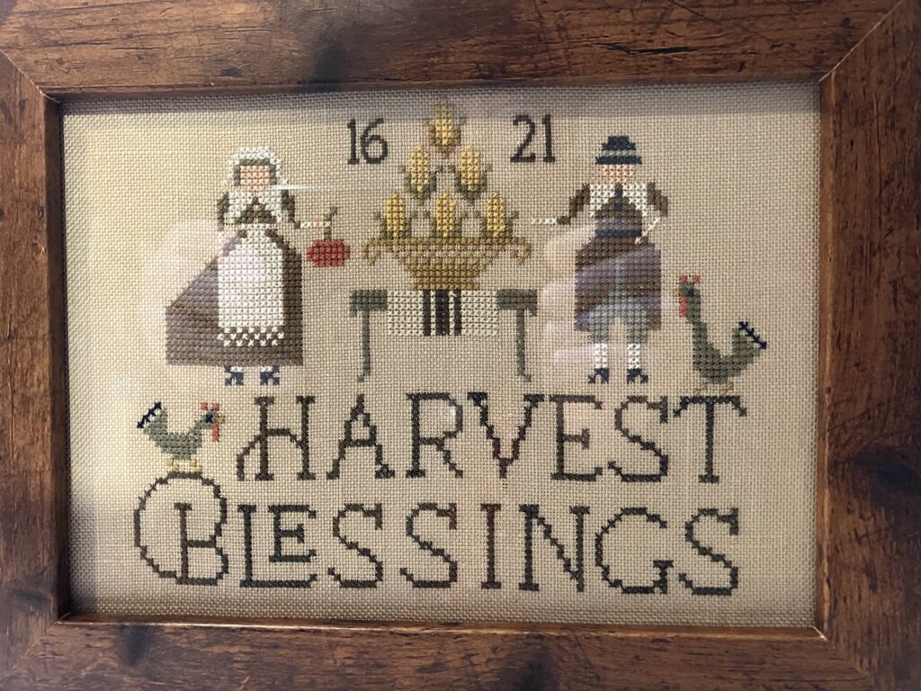 “Celebrate Harvest” stitched by Connie Small