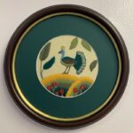 “Crewel Peacock” stitched by Tere Foley